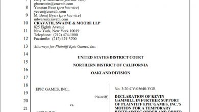 Photo of Microsoft、AppleおよびEpic Gamesの対立について、開発者とプレイヤーの保護の観点から、Epicのかよ。  連邦地裁に声明を提出