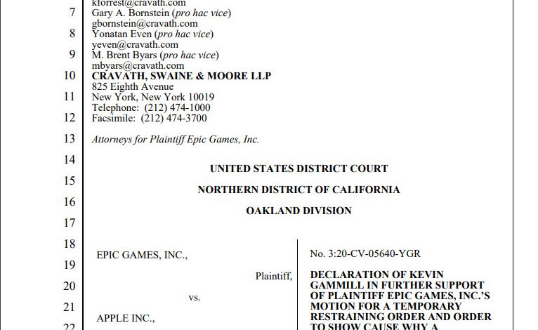 Microsoft、AppleおよびEpic Gamesの対立について、開発者とプレイヤーの保護の観点から、Epicのかよ。 連邦地裁に声明を提出